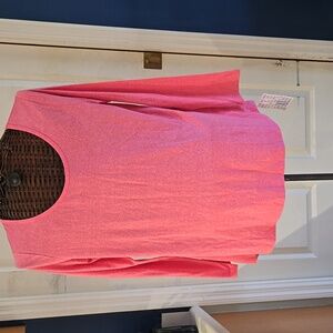 LulaRoe Vibrant Pink Long Sleeve Shirt-Size XL